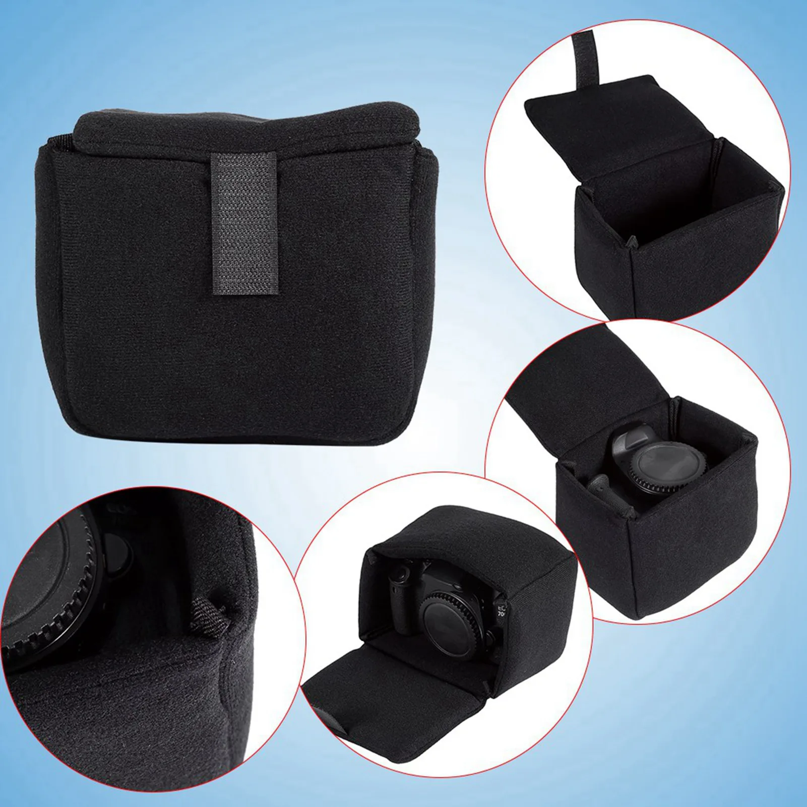 DSLR Camera Bag DLSR Camera Bag Insert Pad Shockproof Camera Case Bag Accessory For Photographing Camera Bag