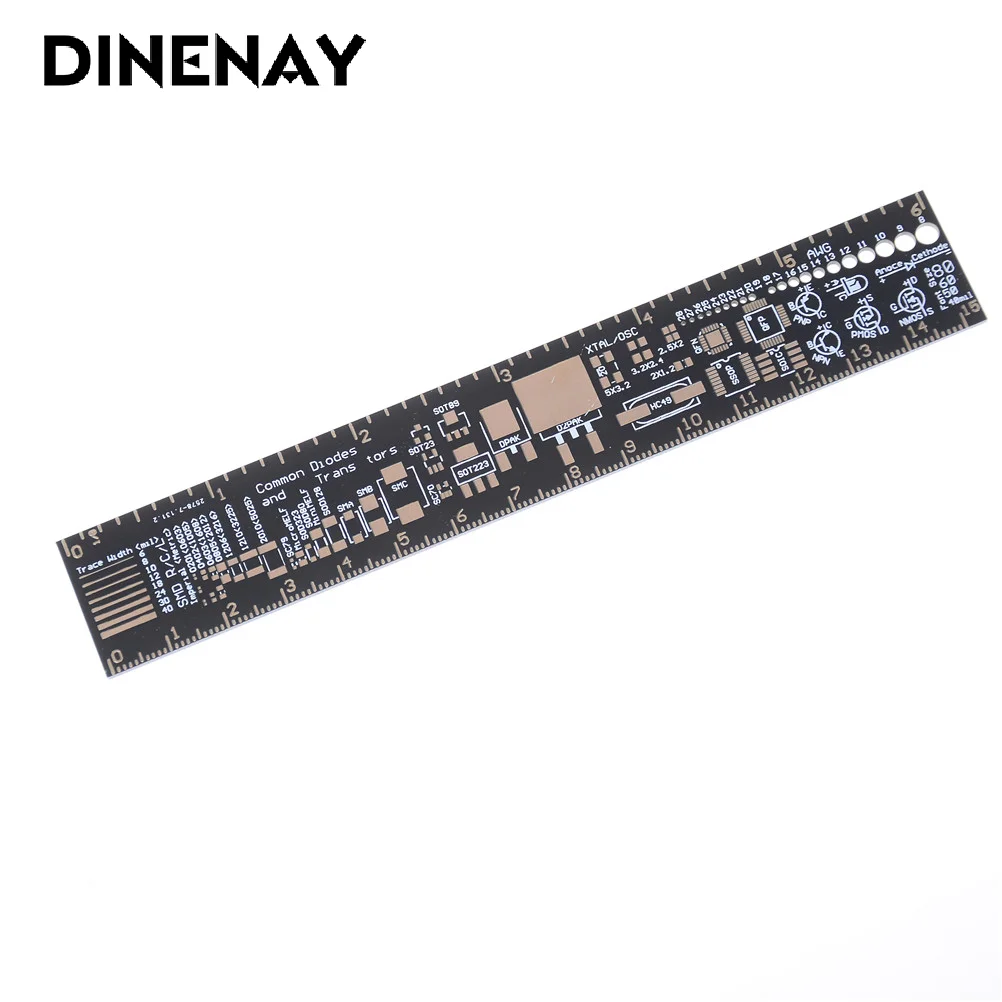 15cm Multifunctional PCB Ruler Measuring Tool Resistor Capacitor Chip IC SMD