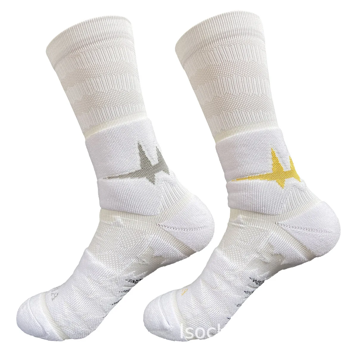 Atletische Crew Jurk Professionele Sport Sok Run Basketbal Verdikte Geribbelde Hoge Top Voetbal Elite Mannen mid-top Handdoek 8W206