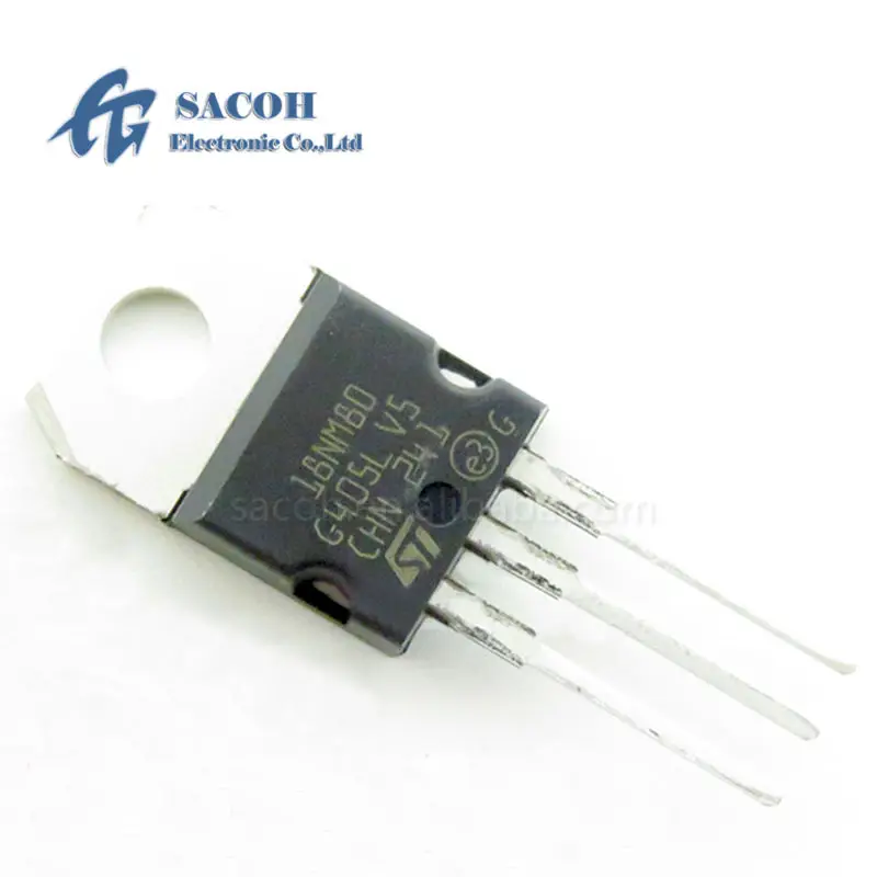 ن قناة MOSFET ، STP18NM80 ، 18NM80 ، P18NM80 ، STF18NM80 ، stb18n80 ، 18N80 ، إلى-، 17A ، V ، جديد ، أصلي ، 1 قطعة