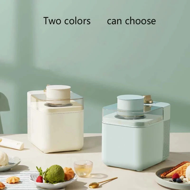 สมาร์ทเครื่องทําไอศกรีมเครื่องใช้ในครัวเรือนอัตโนมัติเต็มรูปแบบ Soft Hard Sorbet ผลไม้โยเกิร์ตเครื่องทําน้ําแข็งเครื่องทําขนมสแตนเลส