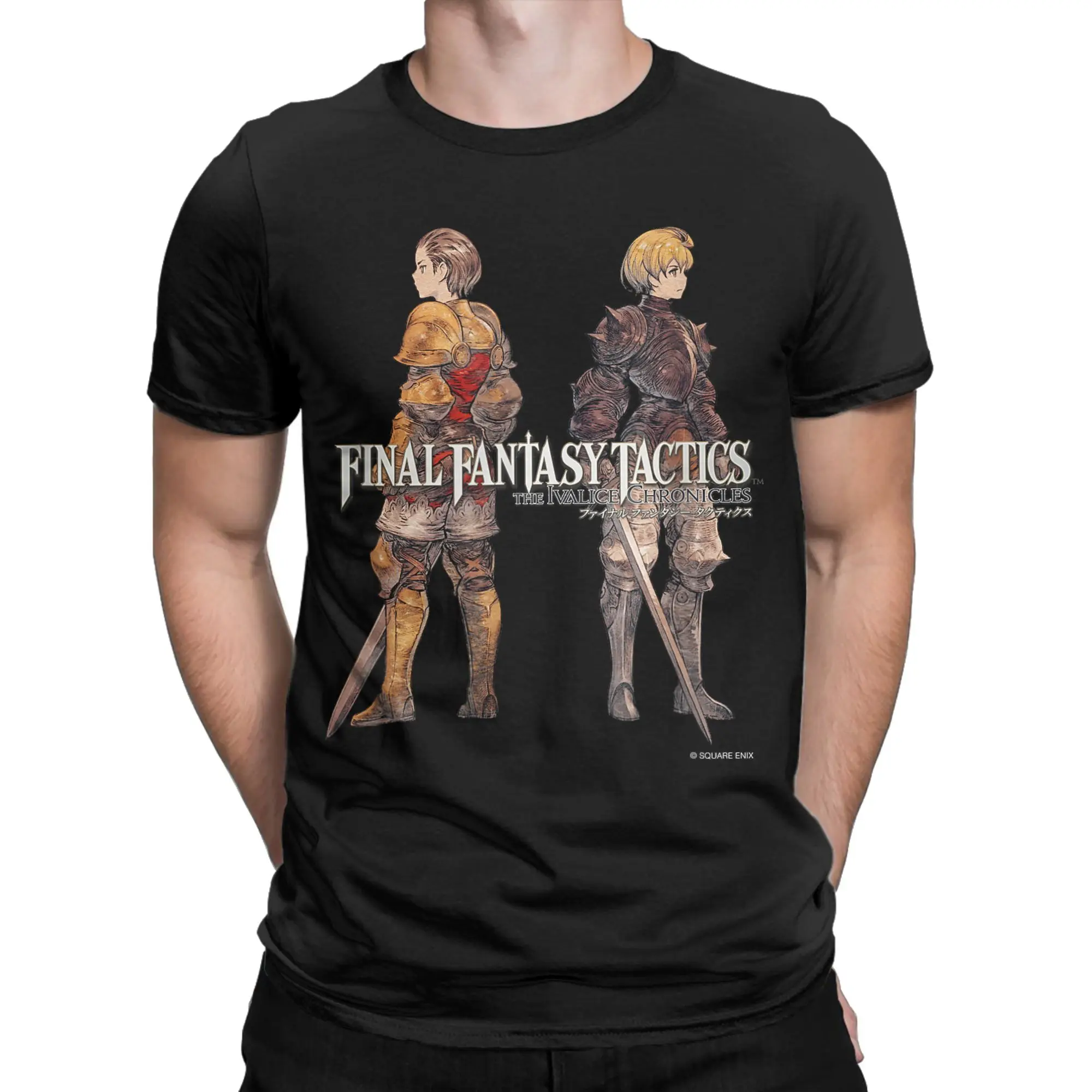 Final Fantasy Tactics  The Ivalice Chronicles Delita Ramza T-Shirt Summer  Fashion T Shirts Men Tees Short-Sleeve Tops