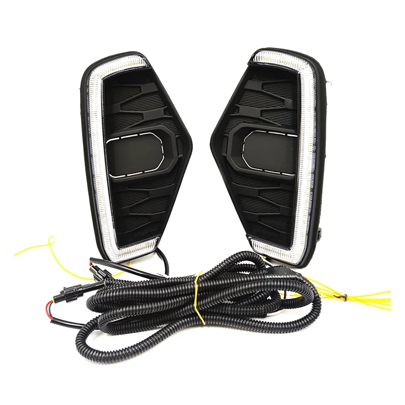 

Well-Driving Fog White Yellow Turn Signal Lamp For Nissan Navara NP300 Frontier 2020-2022 Car DRL Led Daytime Running Light