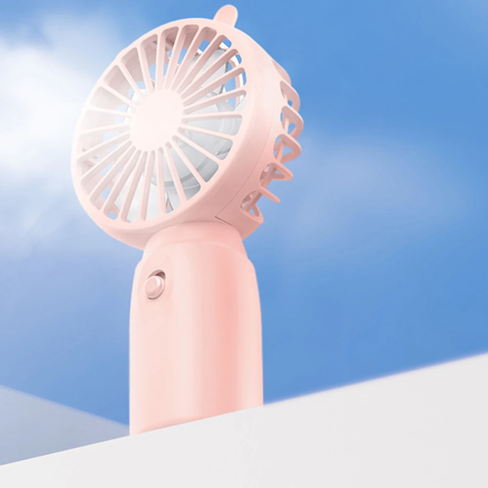 Handheld Fan Mini Cooling Fan Creative Battery Version Mute Cooler Outdoor Office Dormitory Cooling Device Battery Not Inclued view 3