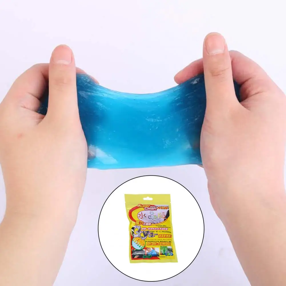 Fast Cleaning Magic Dust Clean Glue  Computer Keyboard Dirt Cleaner Car Wash Cleaning Gel Slime Machine Auto Vent Dust Remover