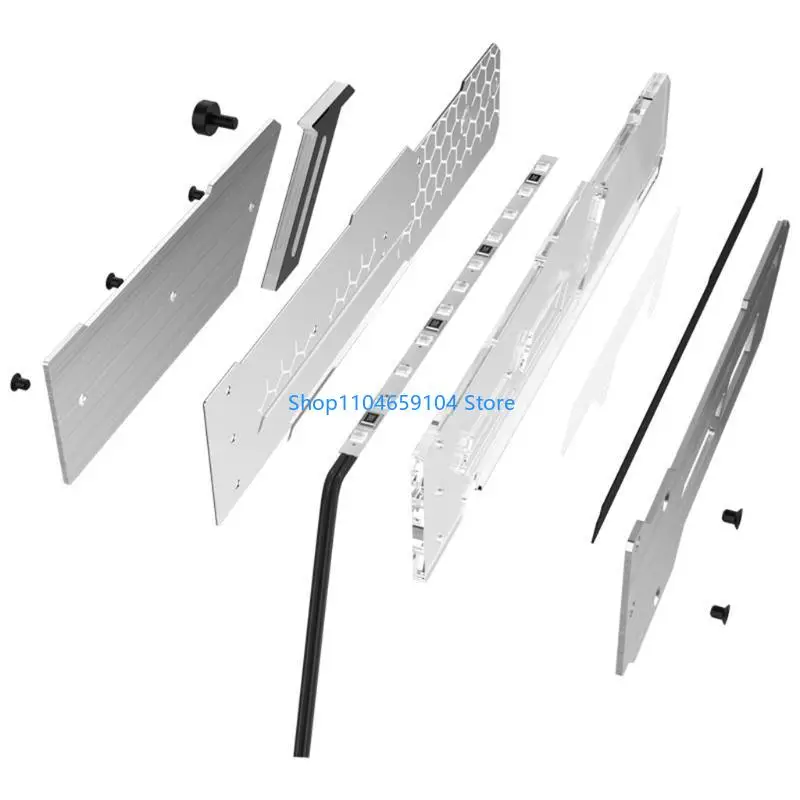 GPU Support Bracket Graphics Card Support RGB LED Illuminated Graphics Card Holder Control via Base Plate with 3 Pin 5V