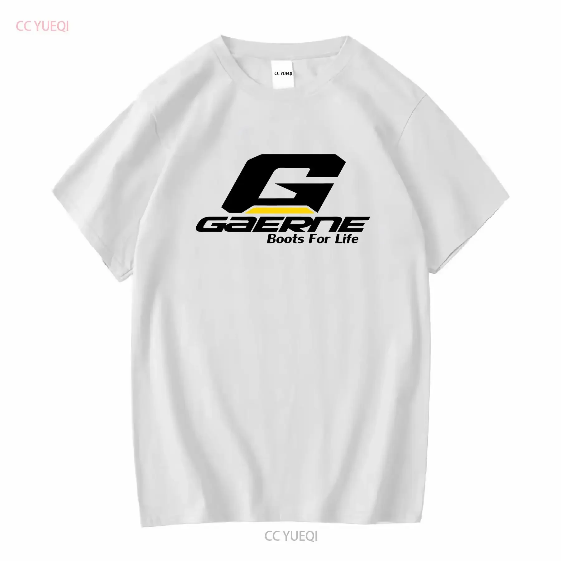 Novo gaerne eua botas de motocicleta logotipo t camisa tamanho s xxl mangas compridas ou curtas vintage lavado homme roupas designer unisex