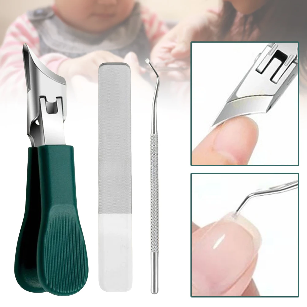 Weitwinkelöffnung Anti-Splash Slanted Nagel Clipper Inggewachsene Nagelschneider tragbar