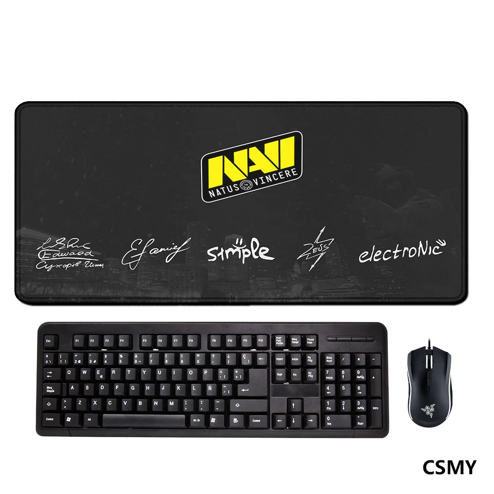 N-NAVI Game Desk Mat Mause Pad Gaming Setup Accessories Large Mouse Pad 900x400 Mousepad Gamer 900x400 Desktops Mats Keyboard Pc