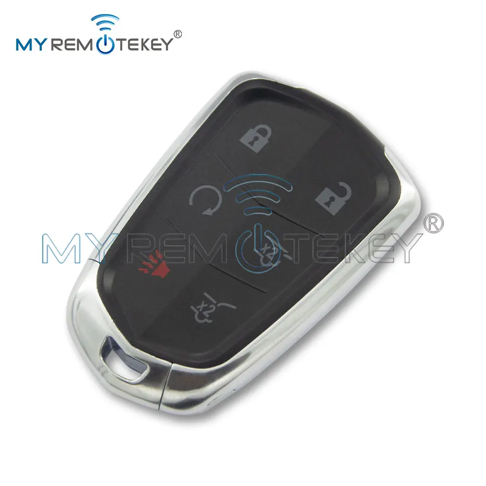 REMTEKEY 스마트 자동차 키 폴딩 쉘 리모컨 케이스 FCC HYQ2AB HYQ2EB (캐딜락 에스컬레이드 ESV ATS CTS SRX XTS 3/4/5/6 버튼용)