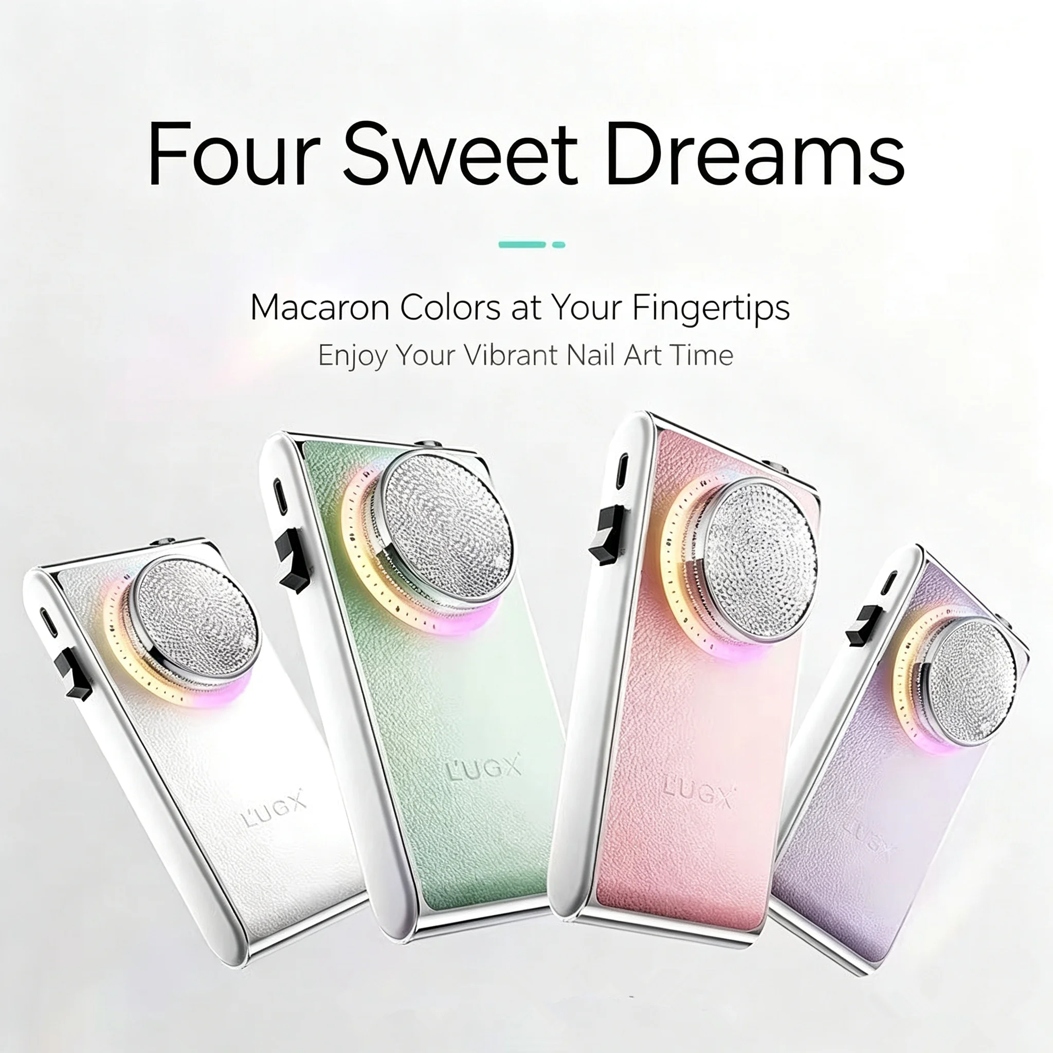 Quiet Brushless Coreless Nail Drill Machine Rechargeable Electric Nail File Dustproof Waterproof Portable for Gel Acrylic Nails