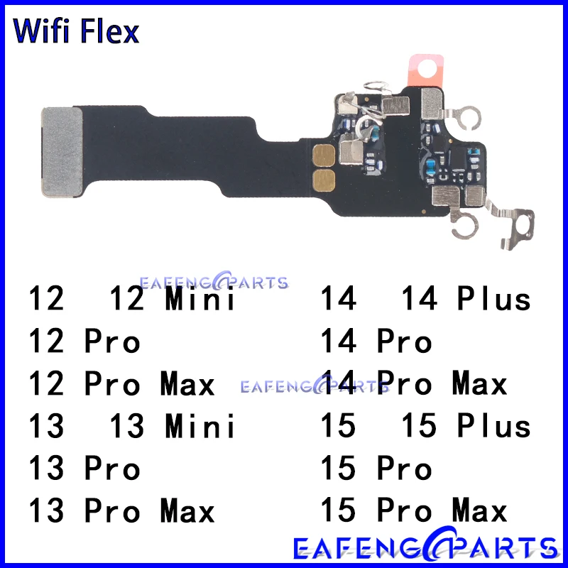 

WiFi Antenna Signal Flex Cable for IPhone 12 13 14 15 Plus Pro Max Wi-Fi Ribbon Fix Parts