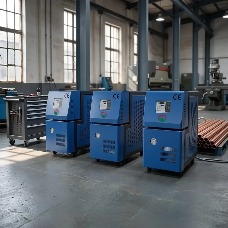 Automatic Temperature Control Oil Mold Temperature Machine for Molding 60-200C Range 1% Accuracy