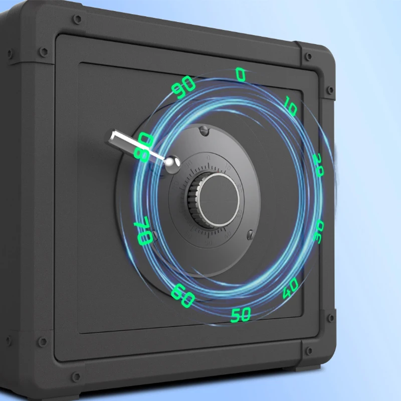 Crmcr-家庭用,オフィス用,盗難防止,スチール製,小型,30cmの組み合わせ用のインテリジェント金庫