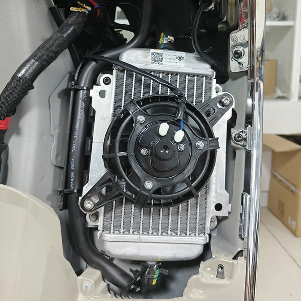 For Piaggio Vespa GTS 300 250 310 GTV 300 GTS300 Motorcycle Accessories Electric Cooling Fan Radiator Fan Cooler Engine Cooling