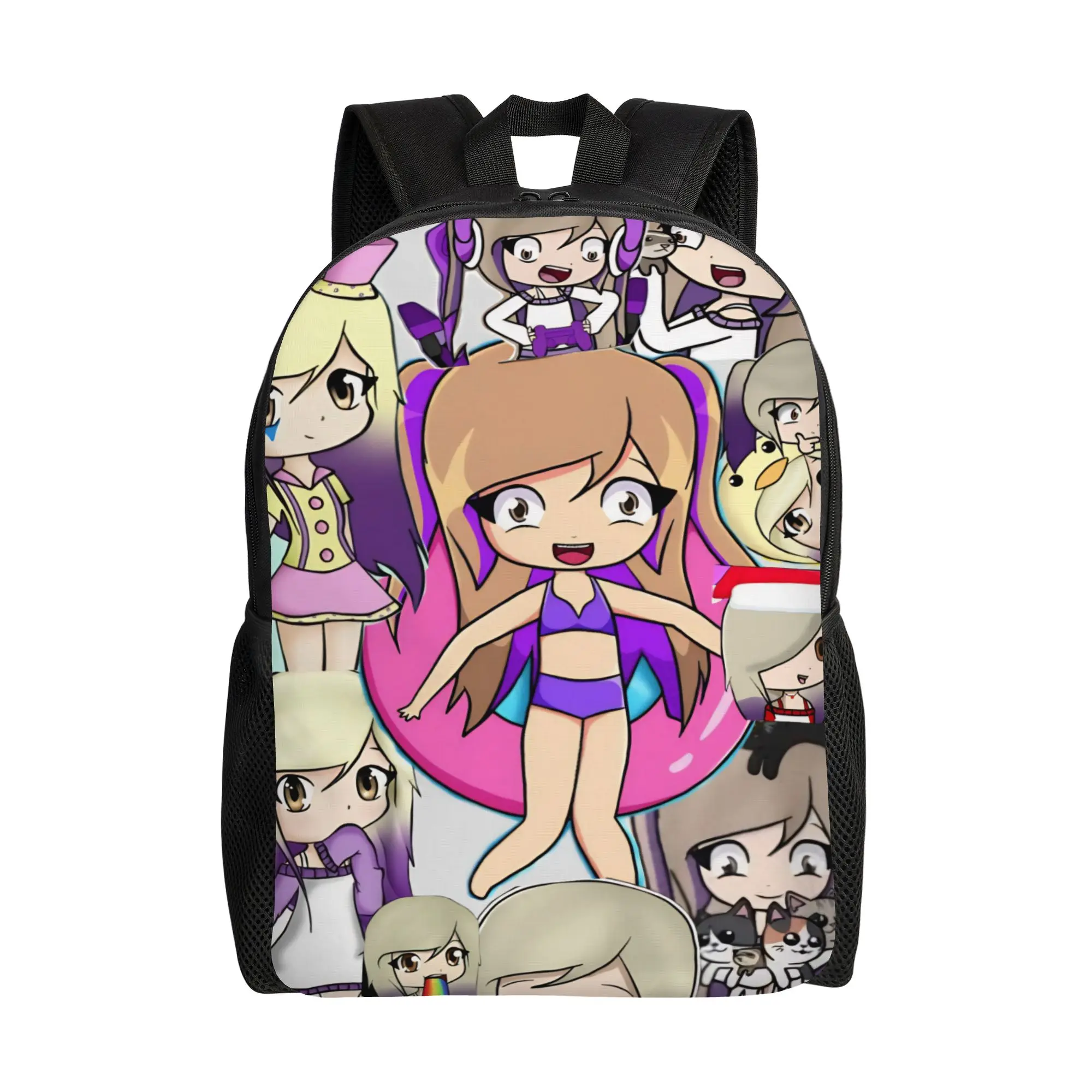 Dense Real Mix Collage Lyna Vallejos  Little Backpack for Girls Boys Toddler Cartoon Backpacks School Bag