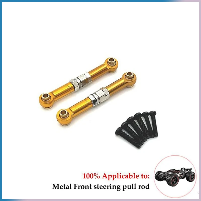 MJX 14210 14209 1/14 Rc Car Metal Upgraded Parts Steering Cup Rear Wheel Seat Front and Rear Suspension Tie Rods Car Accessories