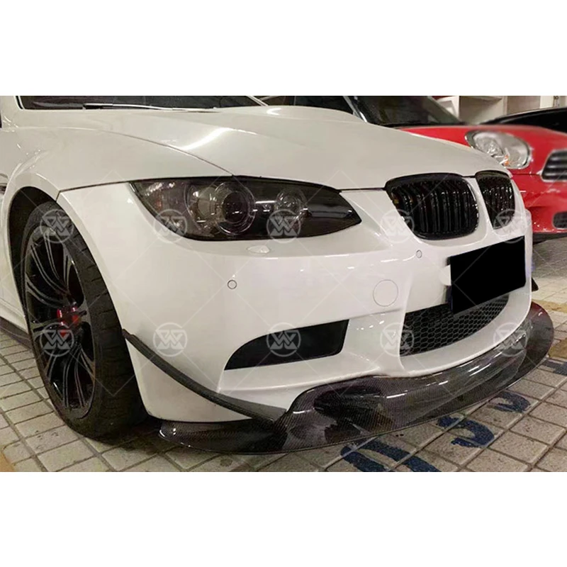

Карбоновые боковые сплиттеры-винглеты для BMW M3 E92 E93, накладки на передний бампер, спойлеры-лезвия, обвес