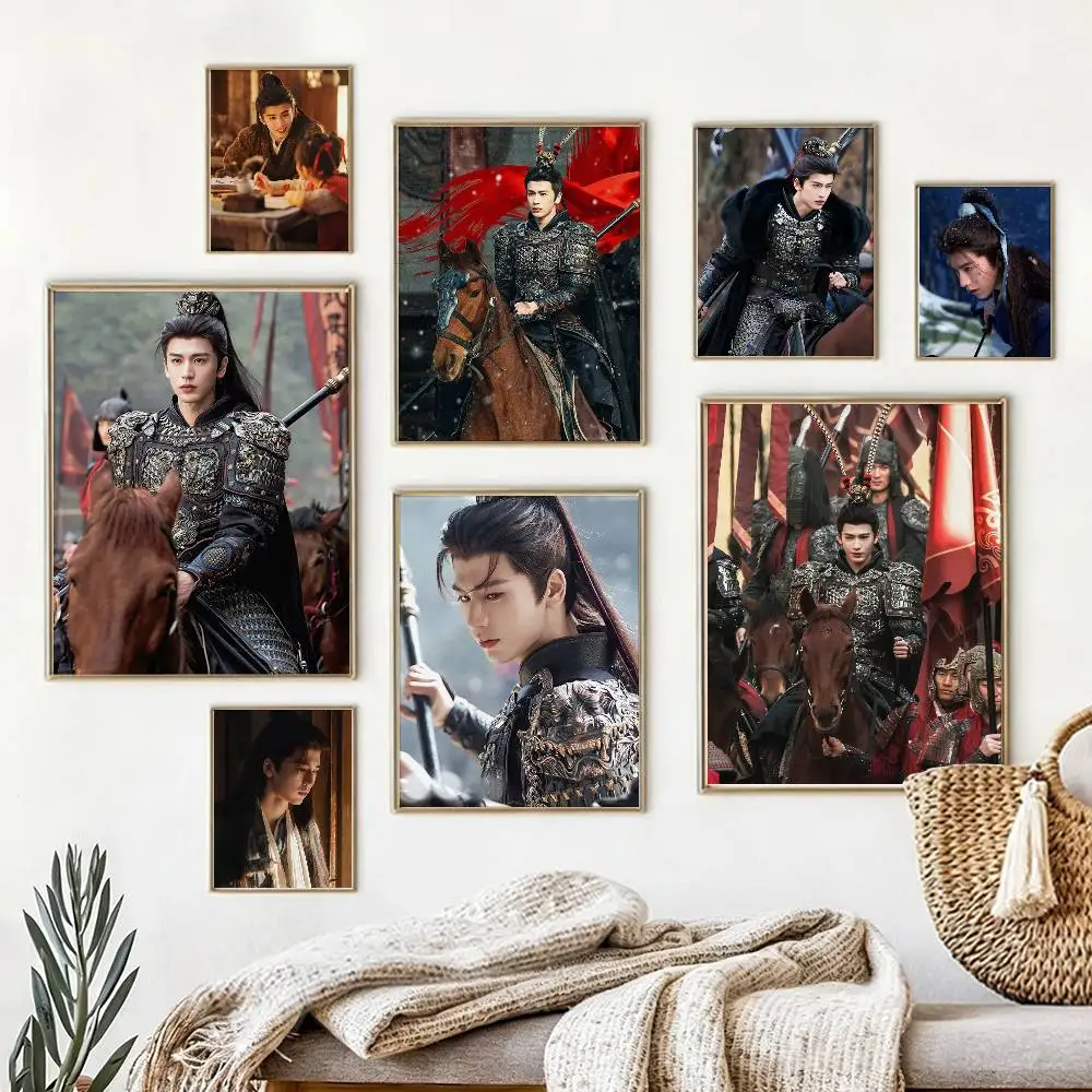 Chinese Drama Pursuit of Jade Zhang Linghe Poster High Quality Dorm Living Room Aesthetic Wall Decoration Painting Stickers Gift