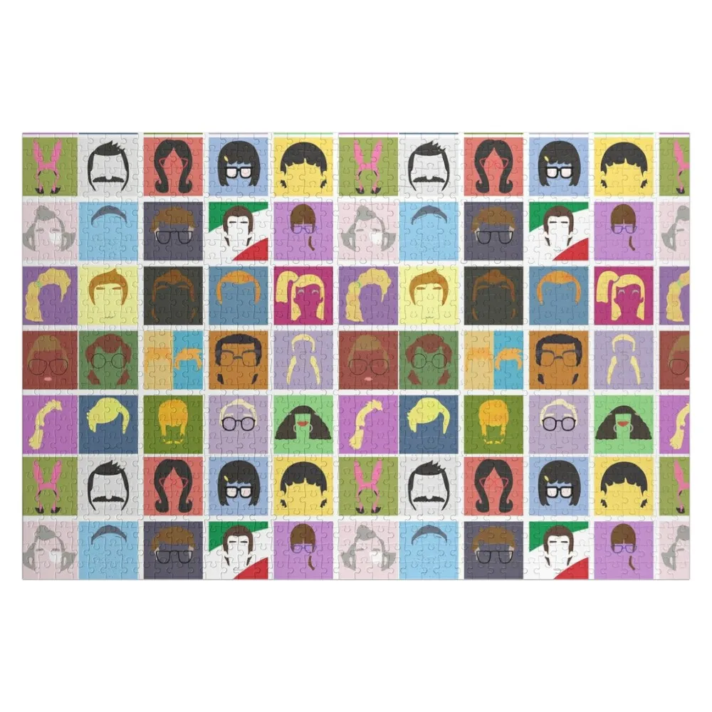 Bobs Burgers Characters Jigsaw Puzzle With Photo Wooden Animal Personalized Wooden Name Custom Puzzle