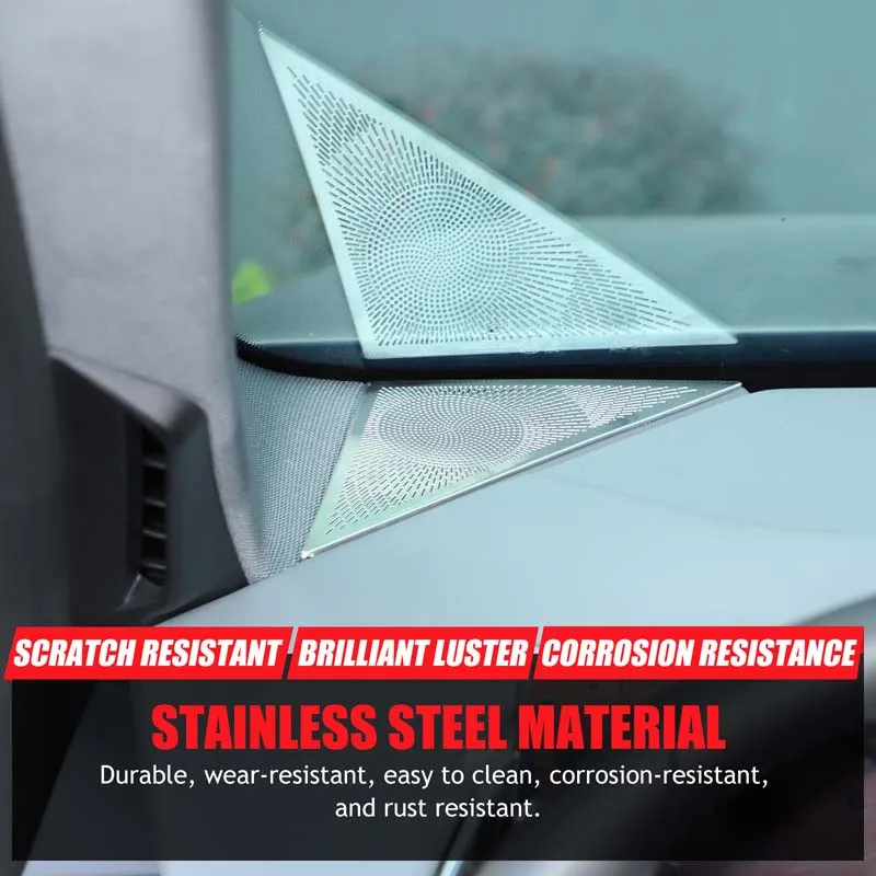 Dashboard Side Speaker Grill Cover Instrument Panel Tweeter Speaker Protector Mesh Car Accessories For BMW X3 G45 2025 2026 4
