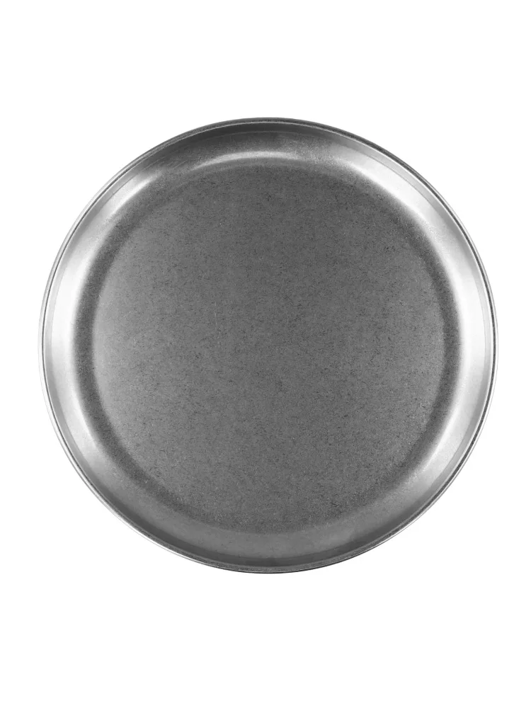 1pcs Outdoor Camping BBQ Plate Stainless Steel Reusable And Anti-rust Plates For Outdoor Camping Tableware Accessories 14-30cm