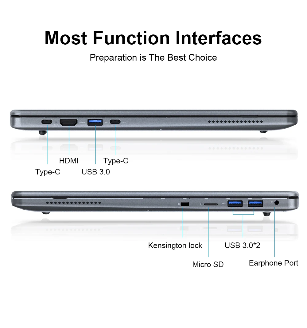 Ninkear A15 Pro Laptop AMD Ryzen 5 5500U 16 Inch 2.5K 120Hz IPS Display 16GB RAM 1TB SSD Fingerprint Reader Windows 11 WiFi 6 USB-C PD 65W Fast Charging for Business Home Office Study and Everyday Multitasking