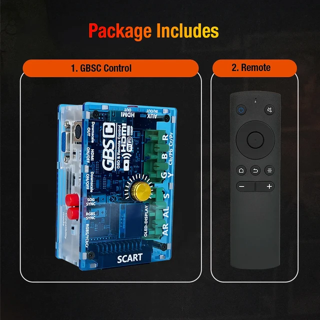 GBS-control コンバーター 新品】 アップスキャンコンバーター GBS-Control （青筐体 USB