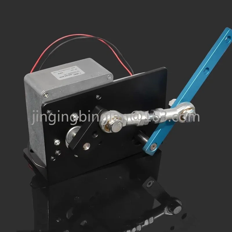 DC 12V 24V DIY reciprocating swing motor actuator speed adjustable angle 35/60/90 degrees with power supply and speed regulator