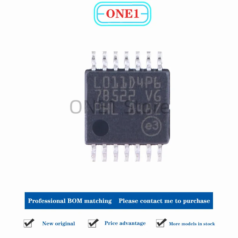 1 Pçs/lote Novo original STM32L011D4P6 TSSOP-14 ARM Cortex-M0 + microcontrolador de 32 bits-MCU