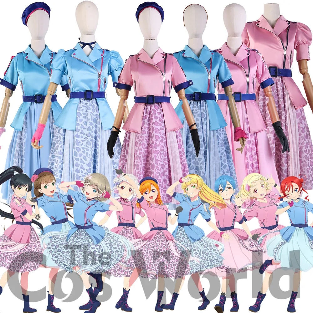 Love Live Superstar Season 2 Episode 1 Liella WE WILL Tang Keke Outfits Anime Cosplay Costumes