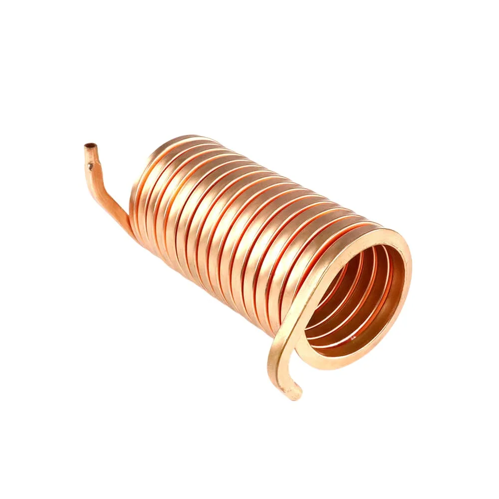 Circular Shape Copper Heat Pipes With Bolt Tap