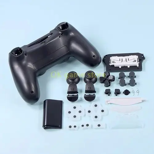 Imagen 2 del producto Para PS4 3,0 JDS-030 controlador conjunto completo JDM-030 carcasa con botón soporte medio carcasa frontal trasera para PS4 3,0