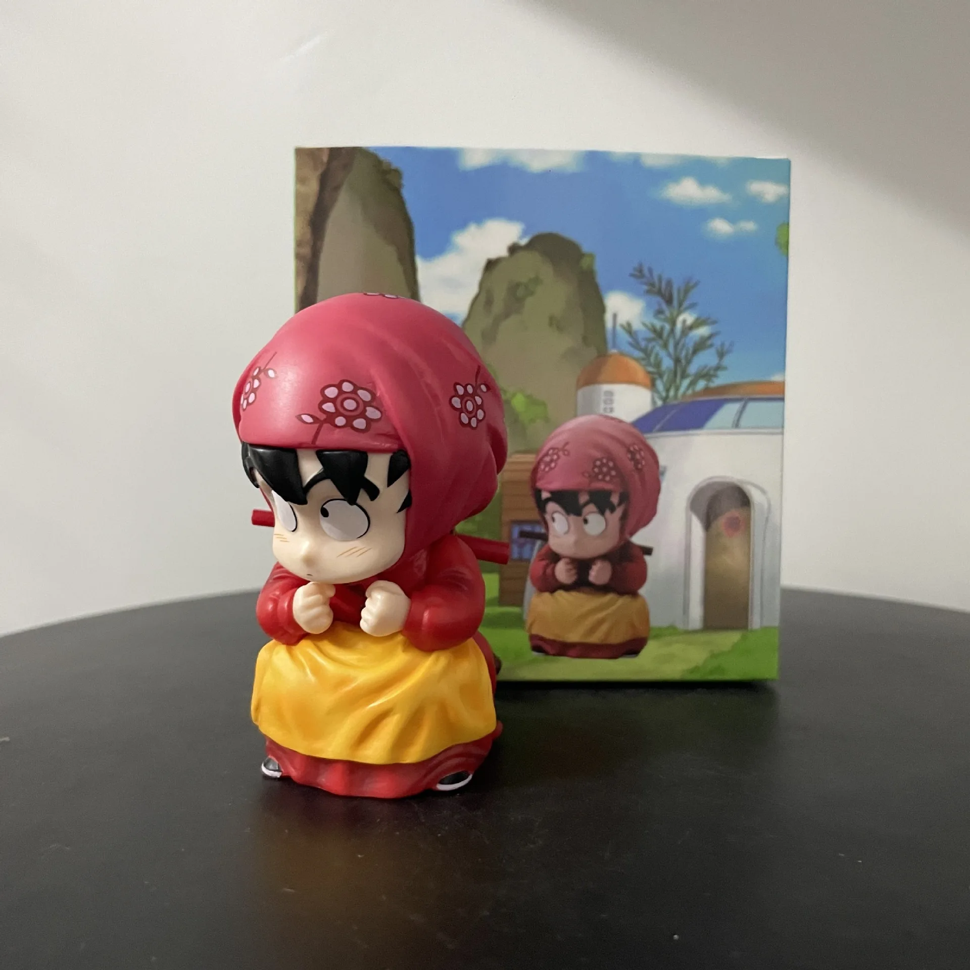 

Cartoon Anime Figure Dragon Ball Z Women's Clothing Goku Super Saiyan Cute Doll Toy Action Model Collection PVC Children Gifts