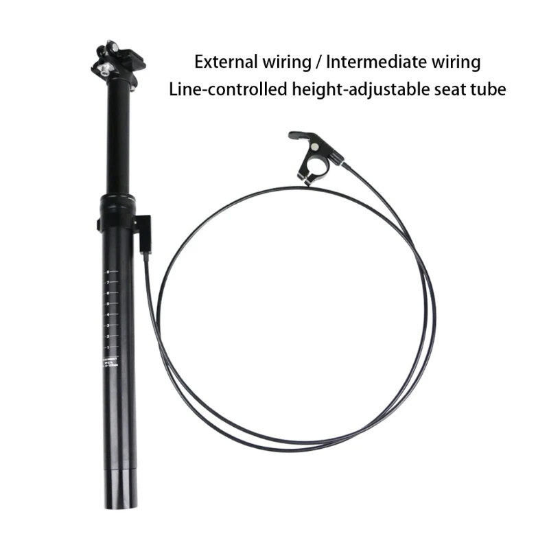 

Adventure Cycling Dropper Seatpost 30.9mm 31.6mm Diameter Options Aluminum Mixture Durability