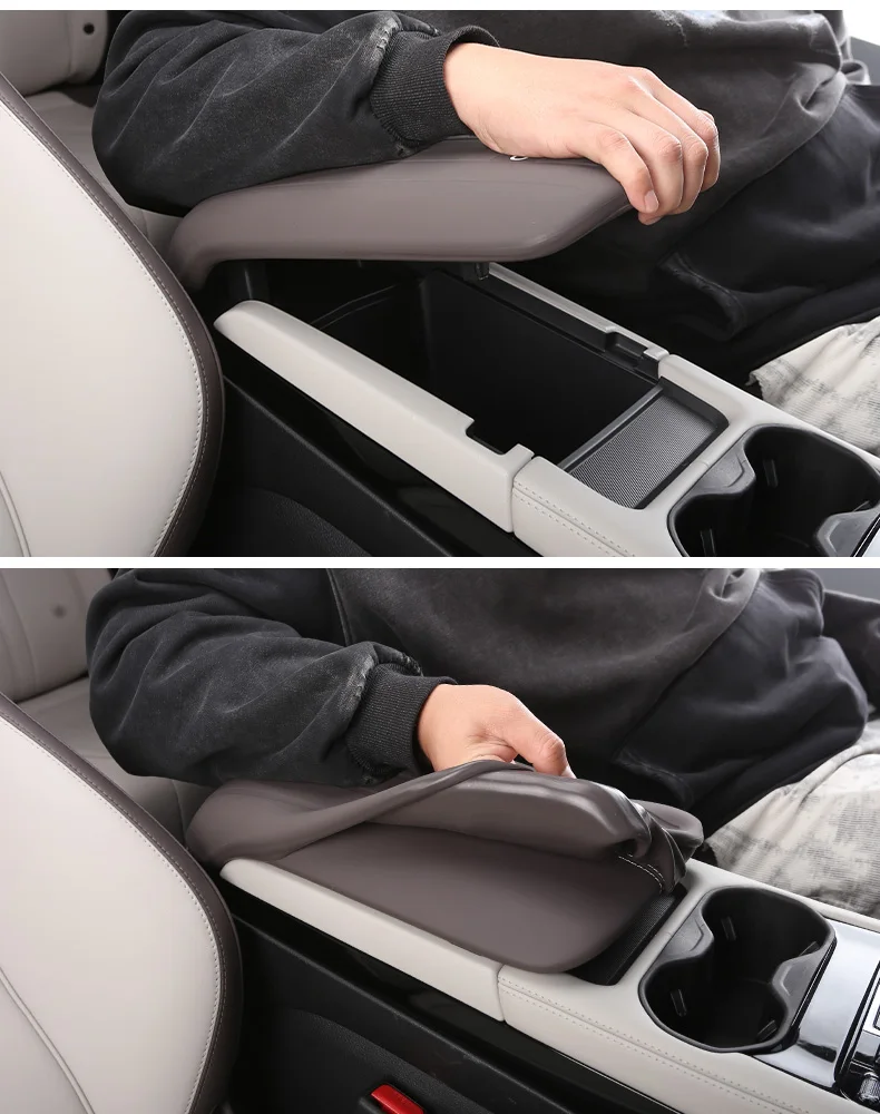 Für BYD Song Plus DMI Seal U Sealion 6 Auto-Armlehnenbox-Schutzabdeckung Auto-Innenausstattung Zubehör Langlebige Kratzschutzauflage – Detail 13