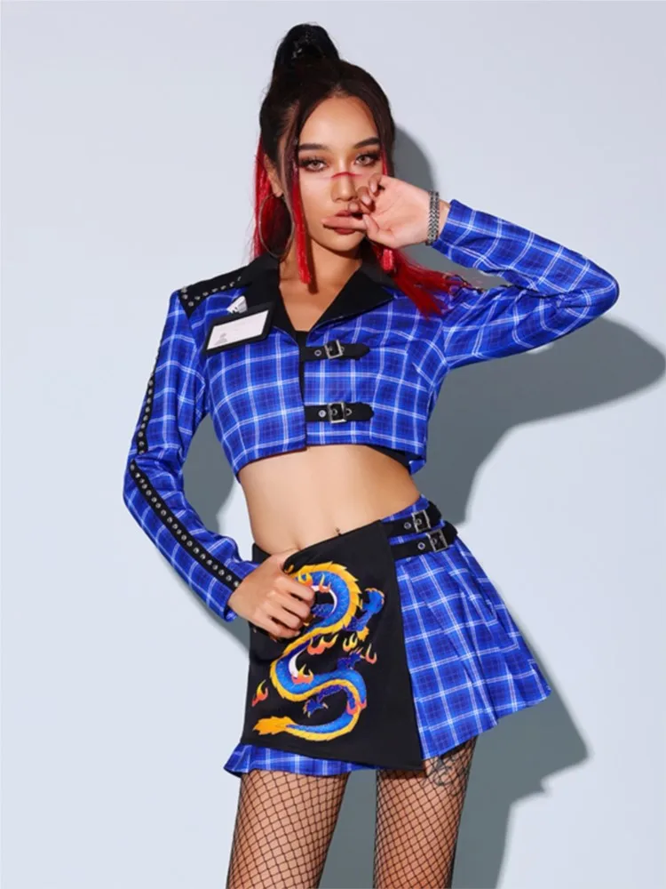 

Chinese Style Jazz Dance Performance Business Meeting Woman Group Style Singing Wear Hip Hop Cheerleading Wear Dancing Clothes