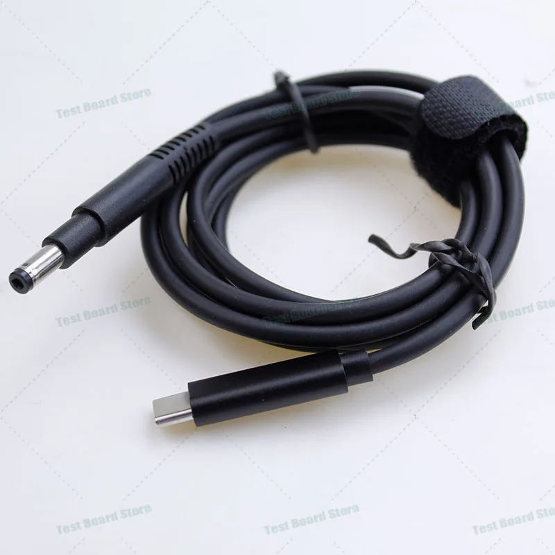 1Pce PD65W USB C male to DC power adapter converter PD charging cable 7.9 * 5.5/5.5 * 1.7/5.5 * 1.0 for laptop HP Asus straight