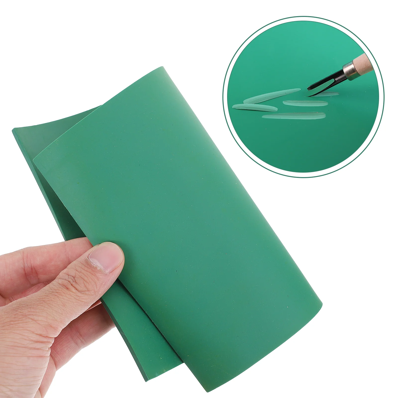 5 Pcs Engraving Rubber Sheet Plate Printmaking Tool Kids Crafts Major Carving Pvc Boards Child