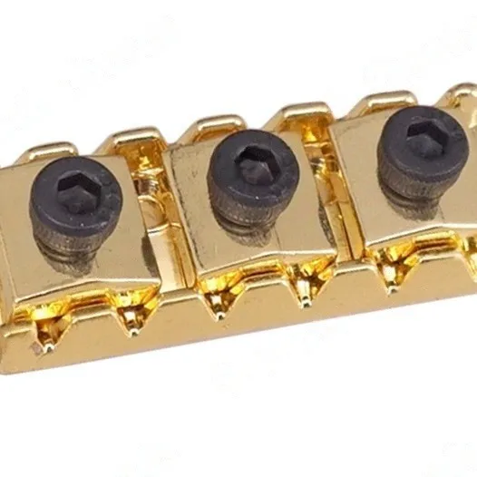 Double Shake Electric Guitar String Lock Pillow, Gold 42.2MM