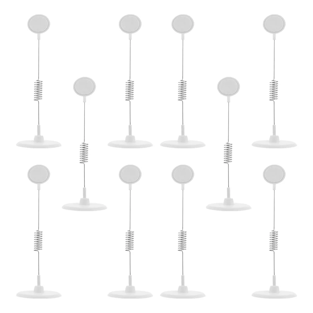 

10Pcs Price Tag Swing Clips Advertising Display Holders Label Clips for Supermarket Retail Price Sign Holders Portable