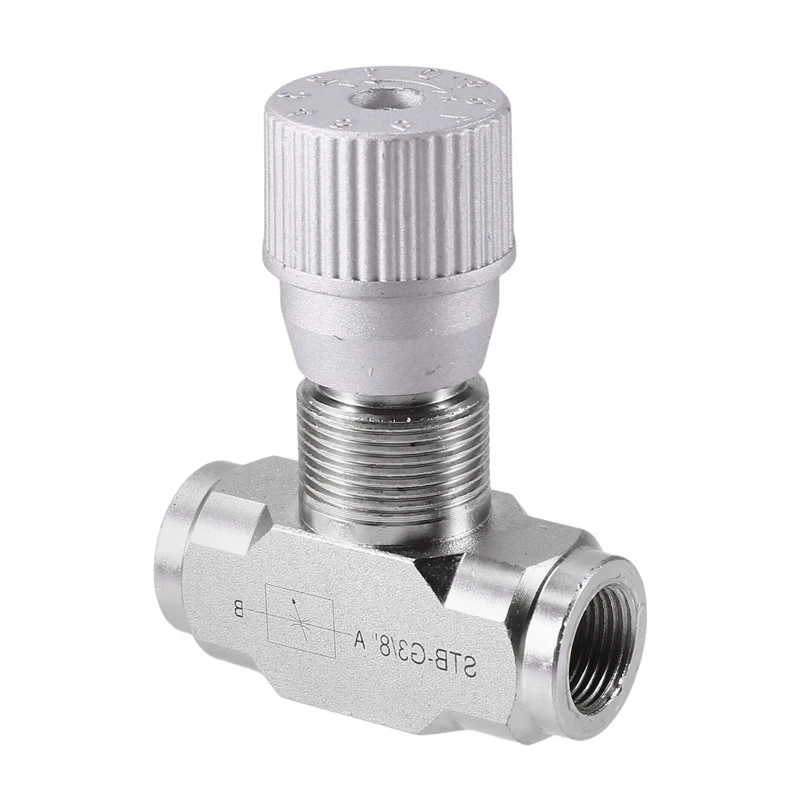 STB-G3/8 W/L08 For 1-2T Mini Excavator Compatible Carbon Steel Single Valve Hydraulic Flow Valve