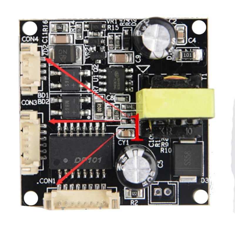 표준 절연 POE 보드, 2X PM3812RCL POE 모듈, 12V1A IEEE802.3Af