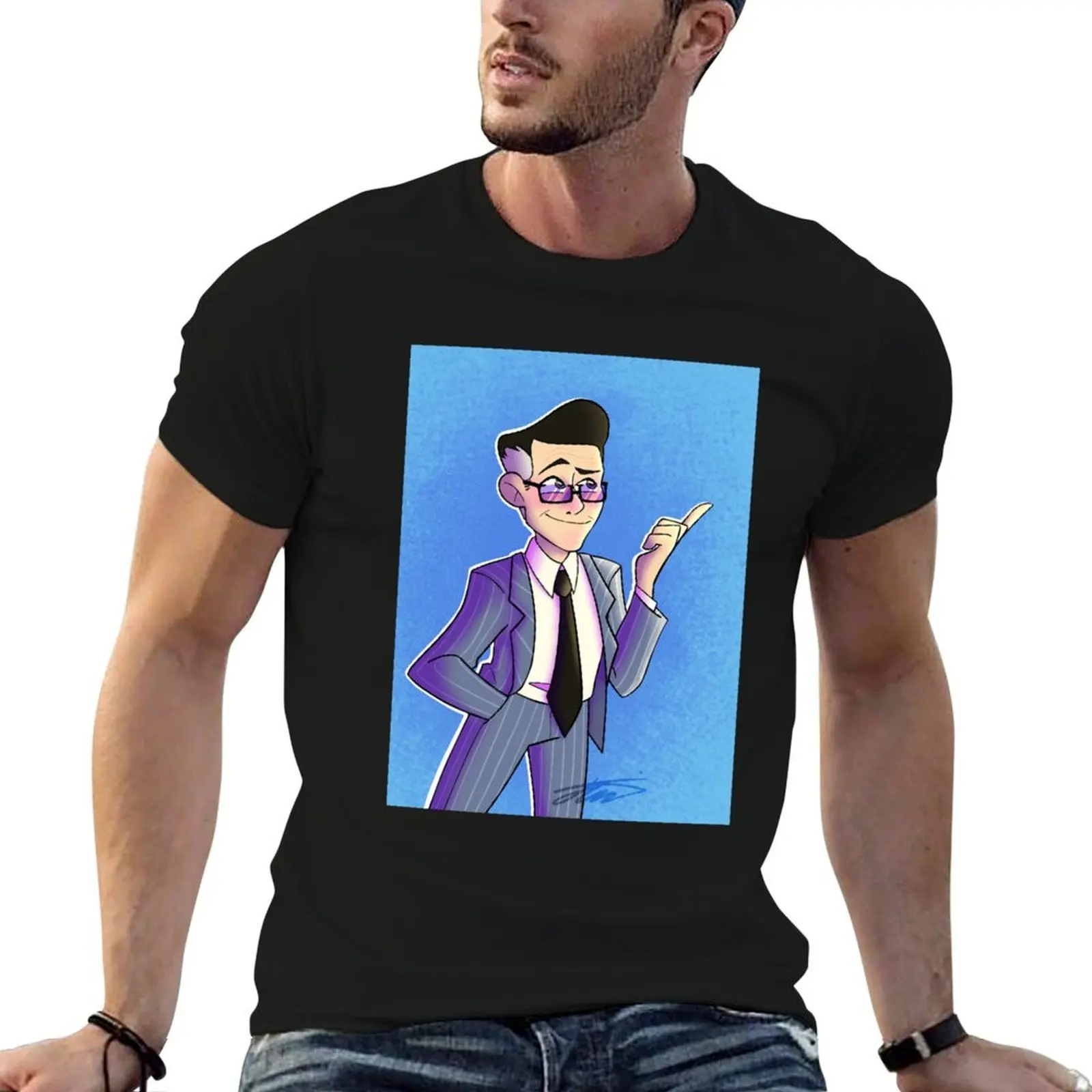 Camiseta JR Scheimpough Inside Job Netflix, camisetas informales para hombre, camiseta gráfica divertida, camiseta personalizada