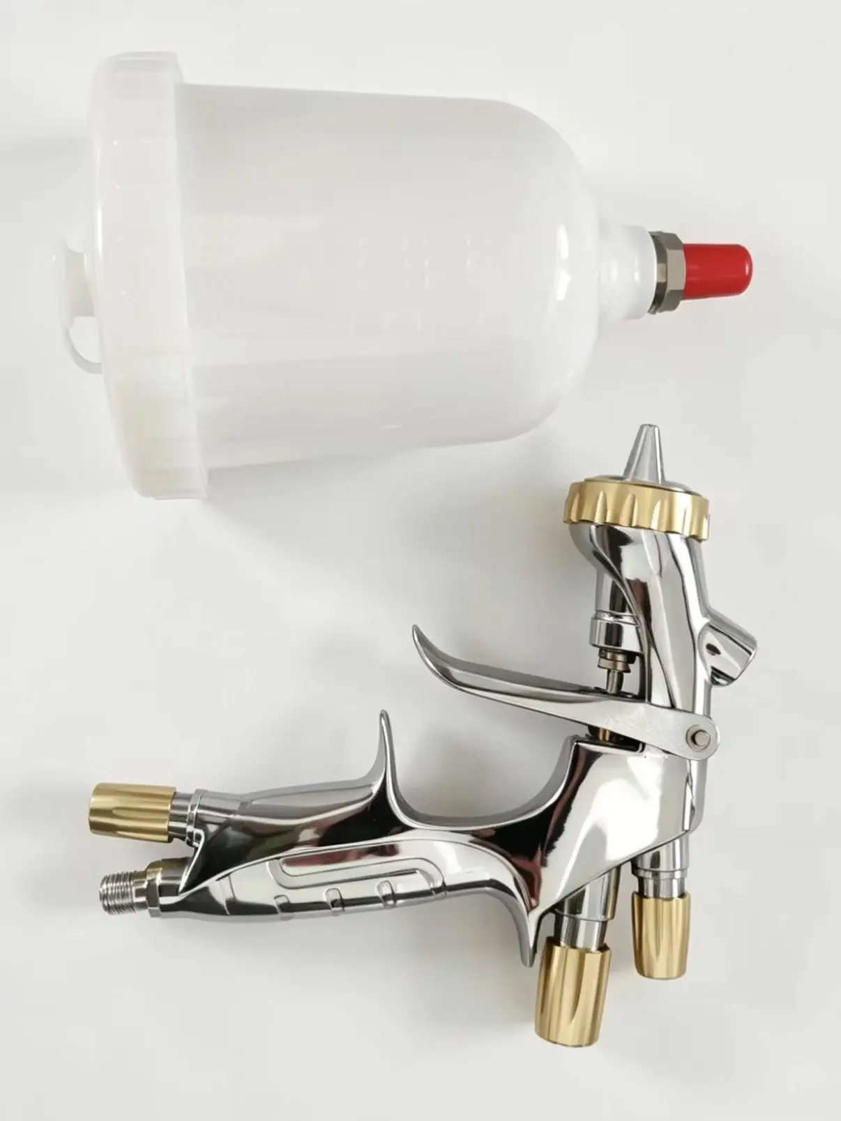 W800 HVLP Spray Gun 1.3mm Gravity Feed Air Car Paint Auto Refinish Professional Grade for Precision Finishing