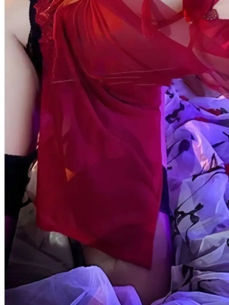 Sexy 2025 Nuovo Cheongsam Uniforme Pigiama Vestito Elegante Esotico SM Maglia di Pizzo Sheer Hot Sexy Donne Mini Vestito 2025 Nuove Magliette E Camicette LN8A