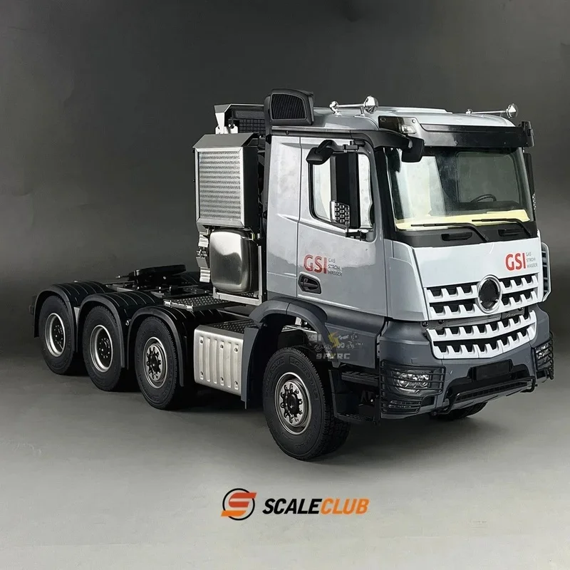 Model Scaleclub 1/14 dla Mercedes-Benz niski dach AROCS 3363 8x8 ciężki holowanie nieporęczny Transport dla Tamiya Scania MAN Benz części