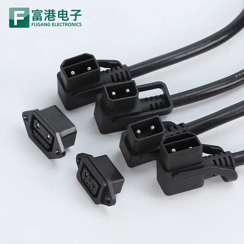 2+4/2+6 Scooter Socket 30A-50A Electric Bike Charging Port Cable Scooter E-BIKE Battery Connector IP67 Waterproof Plug Batteries