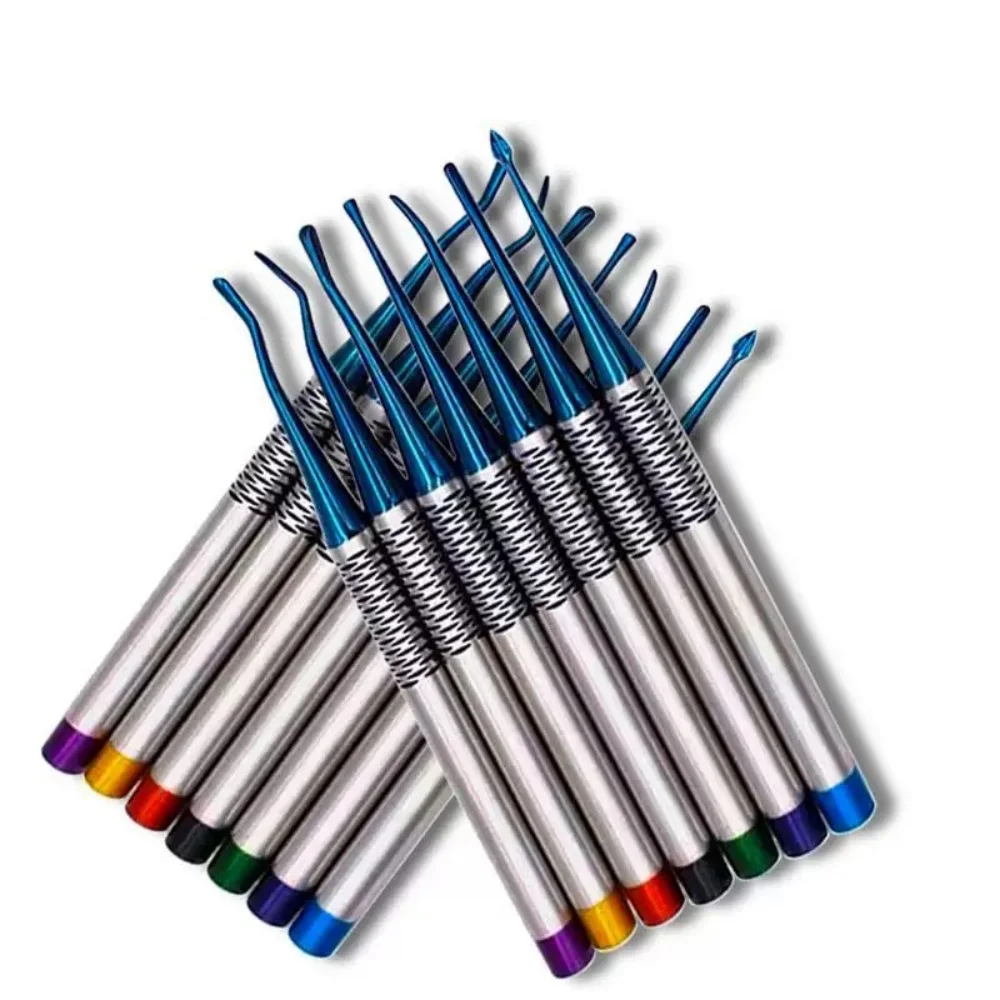 Dentistry Tooth Extracting Tools Titanium Alloy Implant Instrument Dental Elevator Set Extraction Root