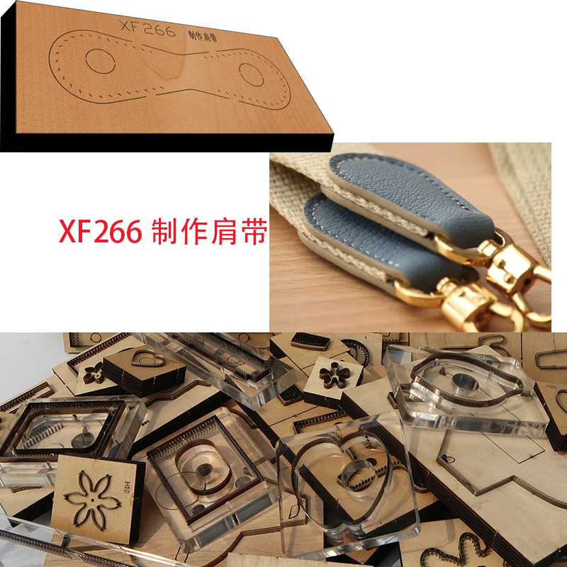 Wooden Die Canvas strap attachment leather  Leather Craft Punch Hand Tool Cut Knife Mould leather craft tools